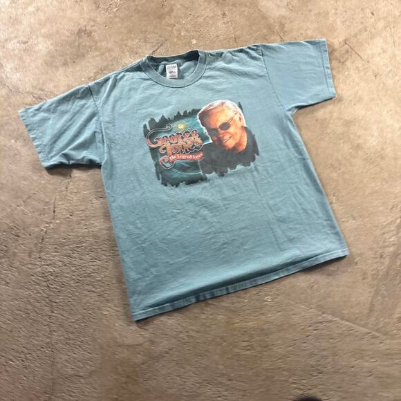 Y2K George Jones Graphic T-Shirt - Picture 4 of 8